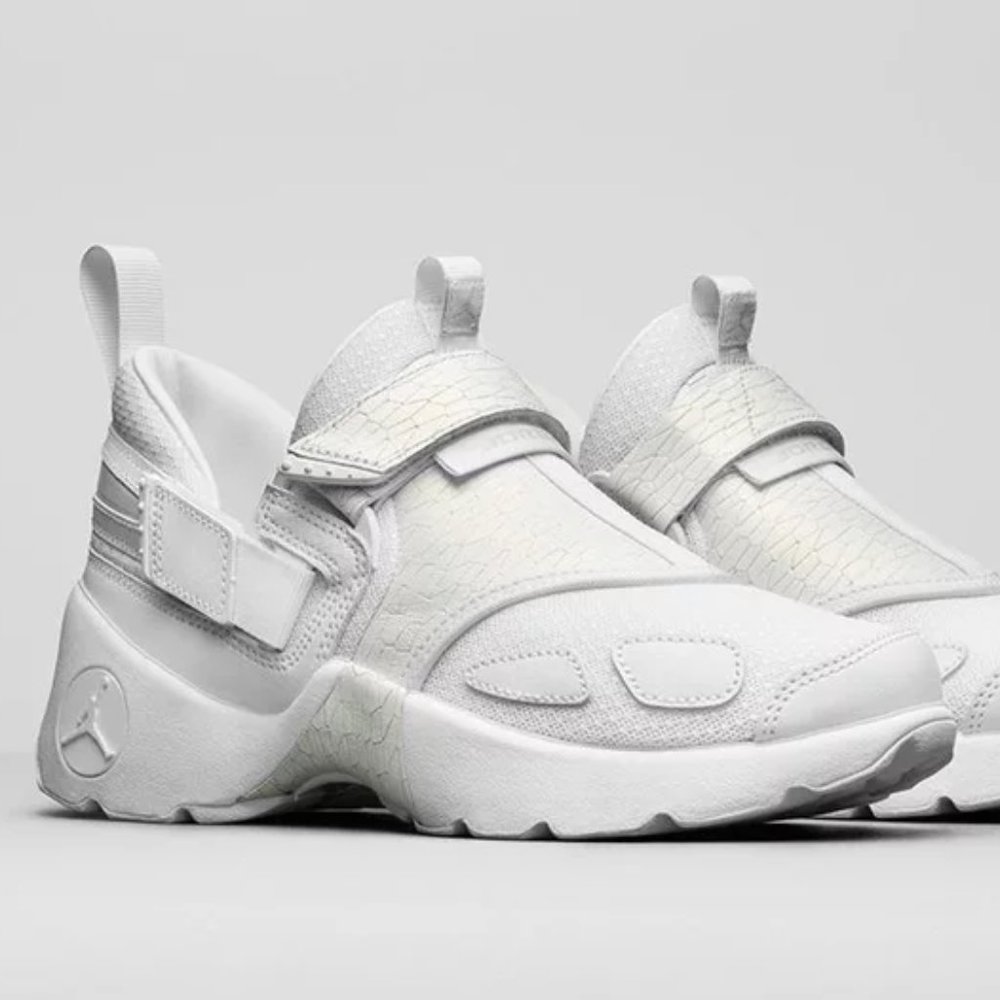 BOGO Nike Jordan Trunner LX Premium Heiress Sneakers White/Pure Platinum 6.5Y